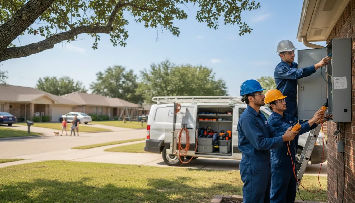 Certified electrician providing emergency electrical services in Brooks, KY